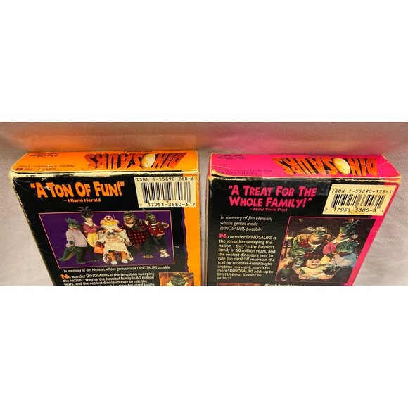 2 Dinosaurs TV Show VHS Lot Tested Vol 3 & 4 Disney 3 Episodes Golden Child - Picture 3 of 5